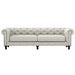 Nativa Interiors - London Tufted Sofa 103" in Charcoal - SOF-LONDON-103-CL-PF-CHARCOAL - GreatFurnitureDeal