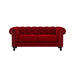 Nativa Interiors - London Tufted Sofa 72" in Red - SOF-LONDON-72-CL-MF-RED - GreatFurnitureDeal