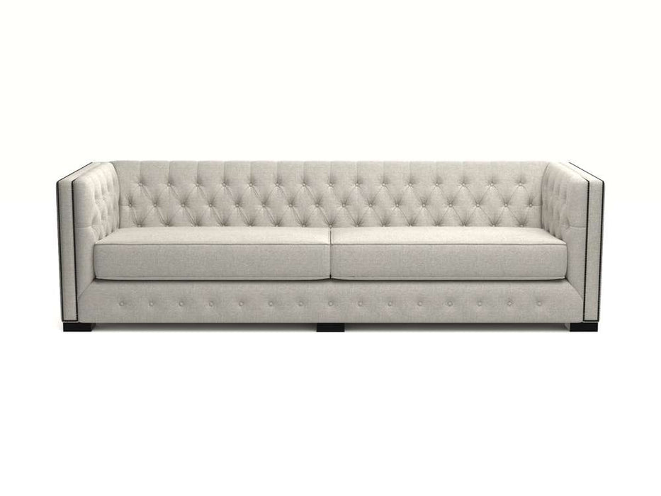 Nativa Interiors - Mirel Tufted Sofa 108" in Grey - SOF-MIREL-108-CL-PF-GREY