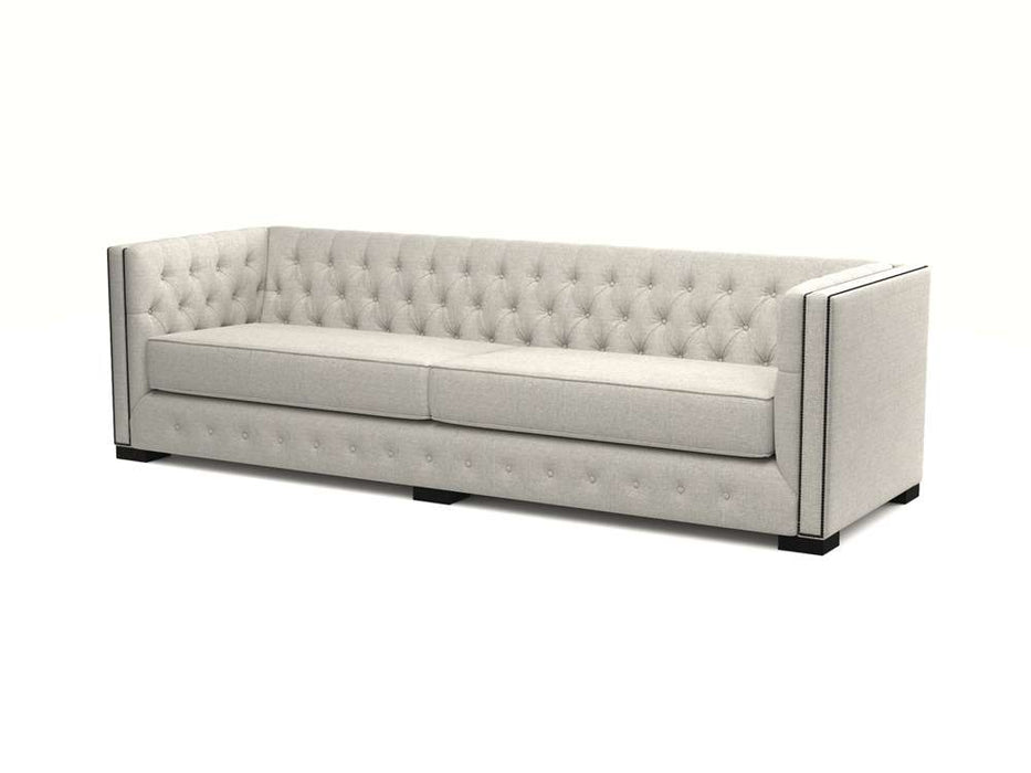 Nativa Interiors - Mirel Tufted Sofa Deep Plush 108" in Off White - SOF-MIREL-108-DP-PF-WHITE