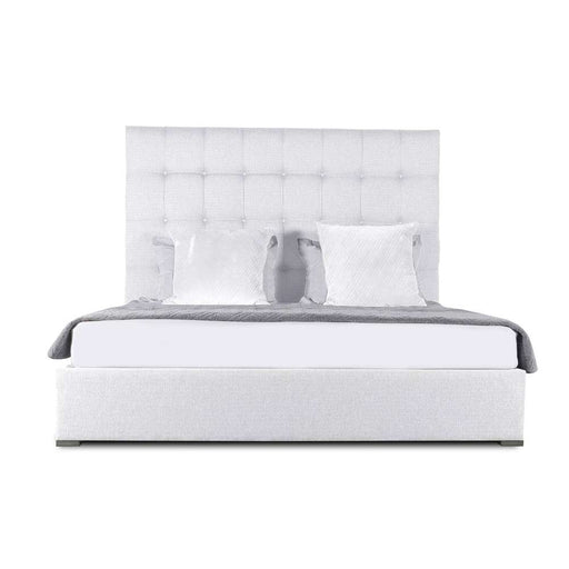 Nativa Interiors - Moyra Box Tufted Upholstered High Height California King Off White Bed - BED-MOYRA-BOX-HI-CA-PF-WHITE - GreatFurnitureDeal