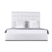 Nativa Interiors - Moyra Box Tufted Upholstered Medium California King White Bed - BED-MOYRA-BOX-MID-CA-PF-WHITE - GreatFurnitureDeal