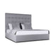 Nativa Interiors - Moyra Box Tufted Upholstered High King Grey Bed - BED-MOYRA-BOX-HI-KN-PF-GREY - GreatFurnitureDeal