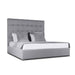 Nativa Interiors - Moyra Box Tufted Upholstered Medium King Grey Bed - BED-MOYRA-BOX-MID-KN-PF-GREY - GreatFurnitureDeal