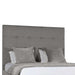 Nativa Interiors - Moyra Button Tufted Upholstered High King Grey Bed - BED-MOYRA-BTN-HI-KN-PF-GREY - GreatFurnitureDeal