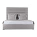 Nativa Interiors - Moyra Horizontal Channel Tufted Upholstered Medium Queen Off White Bed - BED-MOYRA-HC-MID-QN-PF-WHITE - GreatFurnitureDeal