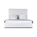 Nativa Interiors - Moyra Plain Upholstered Medium Queen Off White Bed - BED-MOYRA-PL-MID-QN-PF-WHITE - GreatFurnitureDeal