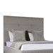 Nativa Interiors - Moyra Simple Tufted Upholstered High Height California King Grey Bed - BED-MOYRA-ST-HI-CA-PF-GREY - GreatFurnitureDeal