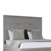 Nativa Interiors - Moyra Simple Tufted Upholstered Medium California King Grey Bed - BED-MOYRA-ST-MID-CA-PF-GREY - GreatFurnitureDeal