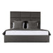 Nativa Interiors - Moyra Square Tufted Upholstered High Queen Charcoal Bed - BED-MOYRA-SQ-HI-QN-PF-CHARCOAL - GreatFurnitureDeal