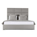 Nativa Interiors - Moyra Square Tufted Upholstered High Queen Off White Bed - BED-MOYRA-SQ-HI-QN-PF-WHITE - GreatFurnitureDeal