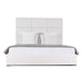 Nativa Interiors - Moyra Square Tufted Upholstered High King Off White Bed - BED-MOYRA-SQ-HI-KN-PF-WHITE - GreatFurnitureDeal