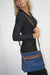 Navy Peacoat-Brown Purse with strap - NWT - GreatFurnitureDeal