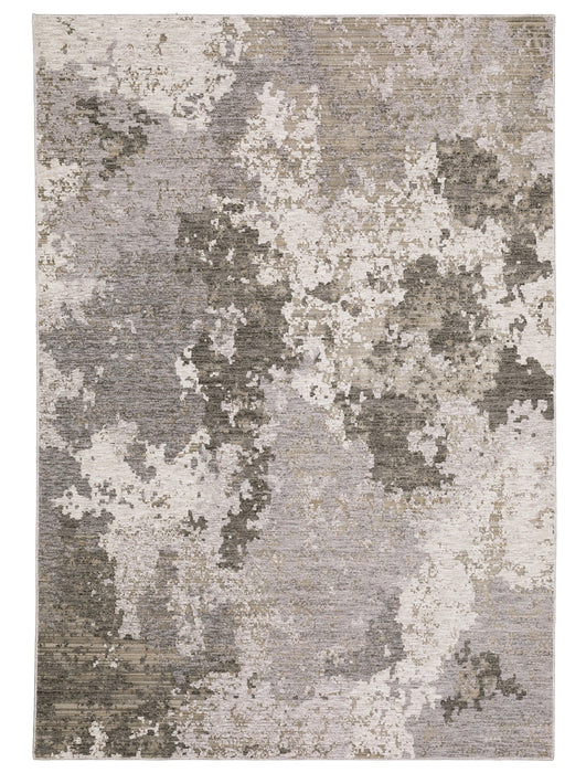Oriental Weavers - Nebulous Grey/ Ivory Area Rug - 5091E