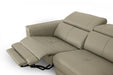 VIG Furniture - Divani Casa Nella Modern Light Grey Leather 3-Seater Sofa w- Electric Recliners - VGKNE9193-LTGRY-3S - GreatFurnitureDeal