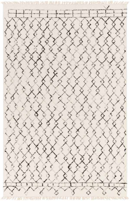 Surya Rugs - Nettie Neutral, Black Area Rug - NET1000 - 8' x 10' - GreatFurnitureDeal