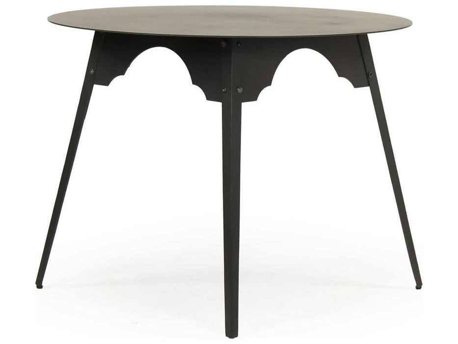 Zentique - Sheril Black 33'' Wide Round End Table - EZT160571L