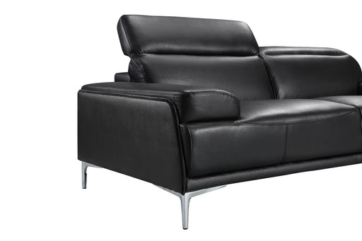 J&M Furniture - Nicolo Love Seat in Black - 18982-L - GreatFurnitureDeal