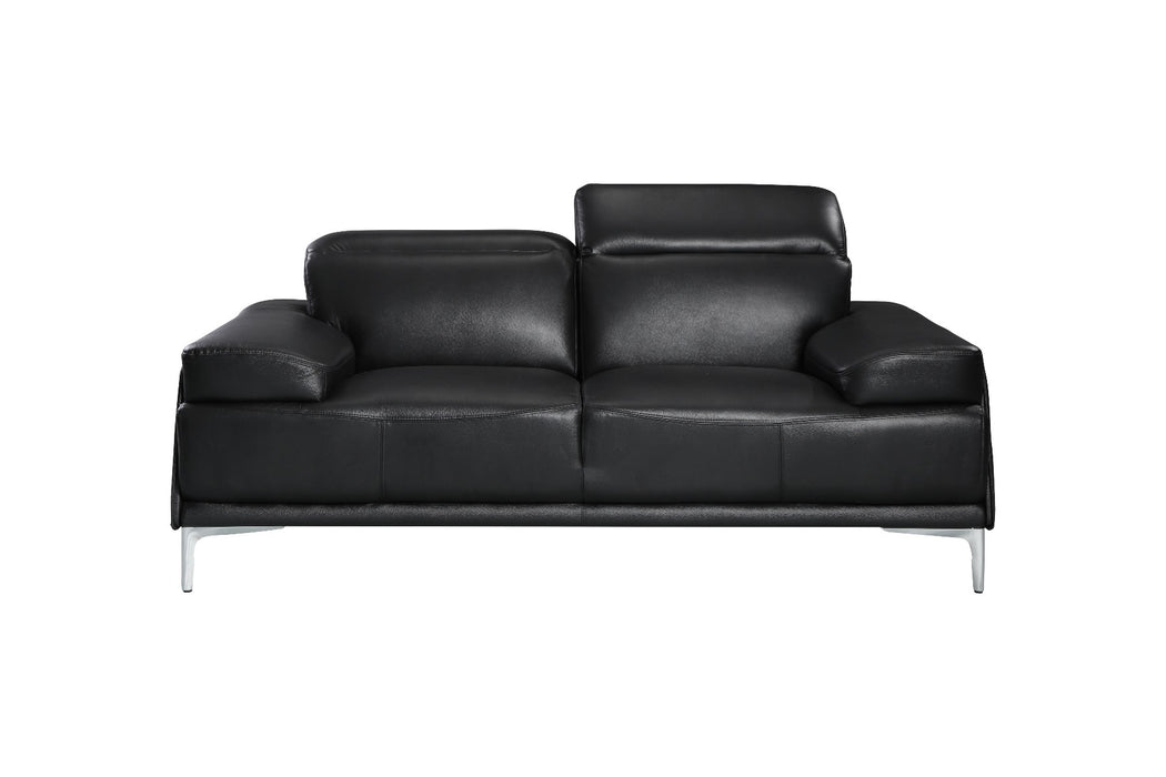 J&M Furniture - Nicolo Love Seat in Black - 18982-L - GreatFurnitureDeal