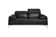J&M Furniture - Nicolo Love Seat in Black - 18982-L - GreatFurnitureDeal