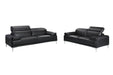 J&M Furniture - Nicolo Love Seat in Black - 18982-L - GreatFurnitureDeal