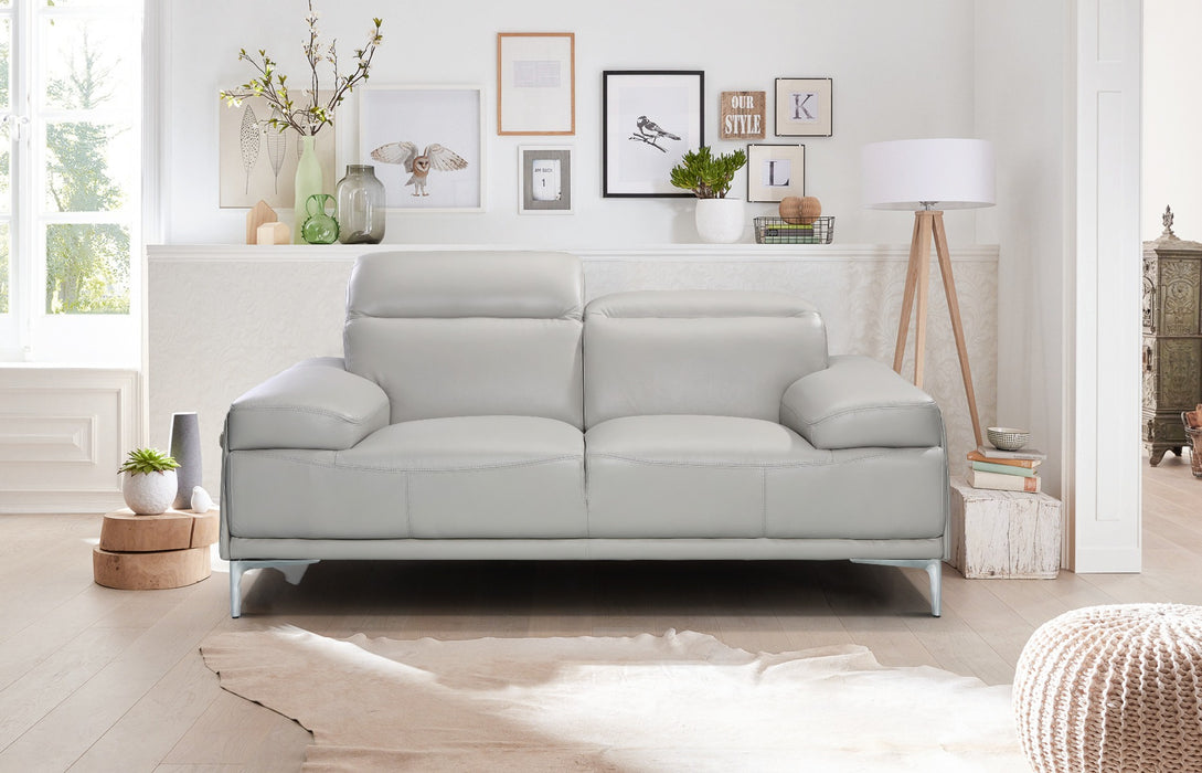 J&M Furniture - Nicolo Love Seat in Light Grey - 18983-L - GreatFurnitureDeal
