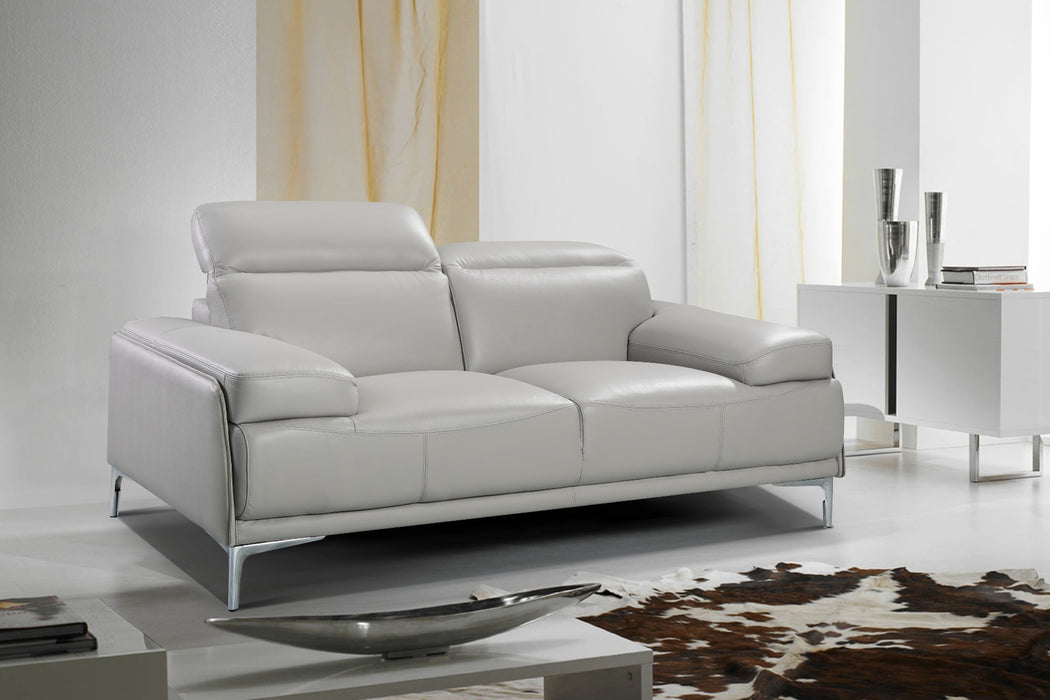 J&M Furniture - Nicolo 2 Piece Sofa Set in Light Grey - 18983-2SET