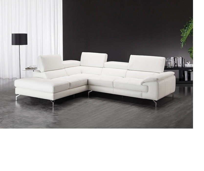 J&M Furniture - Nila Premium Leather Sectional In Left Facing Chaise - 18274-LHFC