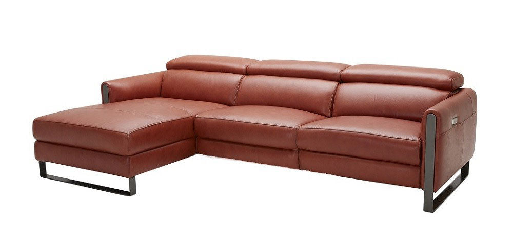 J&M Furniture - Nina Premium Leather Sectional In Left hand Facing - 182771-LHFC - GreatFurnitureDeal