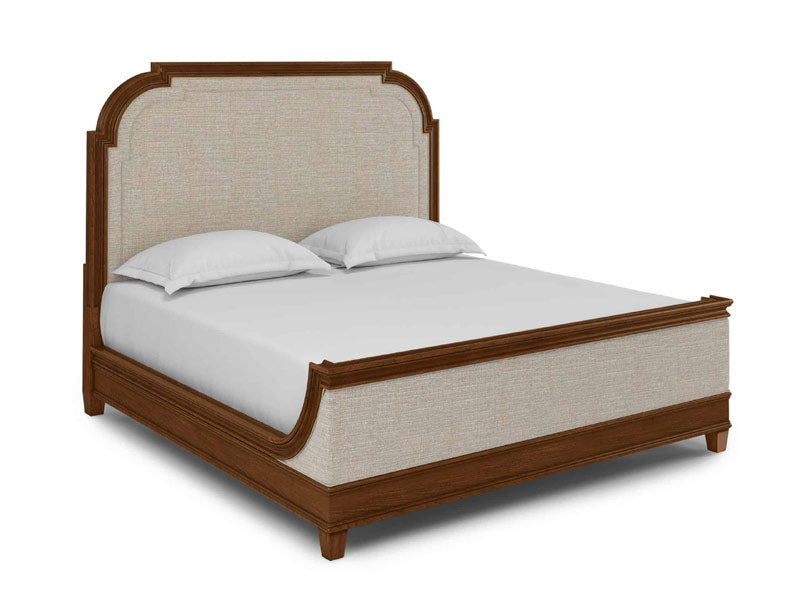 ART Furniture - Newel King Upholstered Bed in Vintage Cherry - 294146-1406 - GreatFurnitureDeal