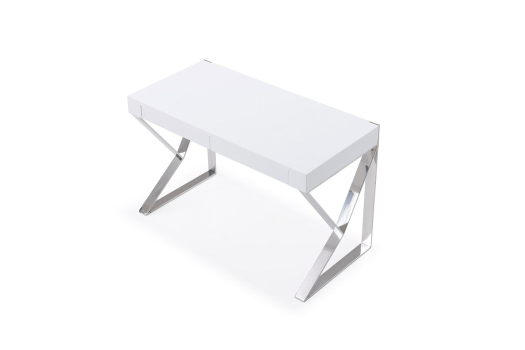 J&M Furniture - Noho Desk in White - 17112-WH
