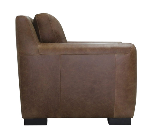 Mariano Italian Leather Furniture - Norah Chair in Cinnamon - NORA-C3517 - GreatFurnitureDeal