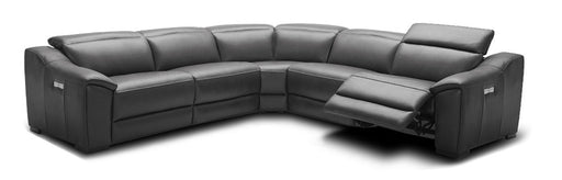 J&M Furniture - Nova 5 Piece Motion Sectional Set in Dark Grey - 18775-DG - GreatFurnitureDeal