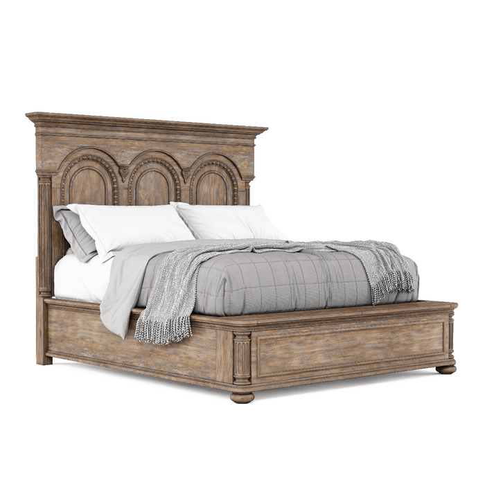 ART Furniture - Architrave 3 Piece King Panel Bedroom Set in Almond - 277136-2608-3SET