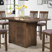 Myco Furniture - Norton 5 Piece Counter Height Table Set in Walnut - NT200-PT-5SET - GreatFurnitureDeal