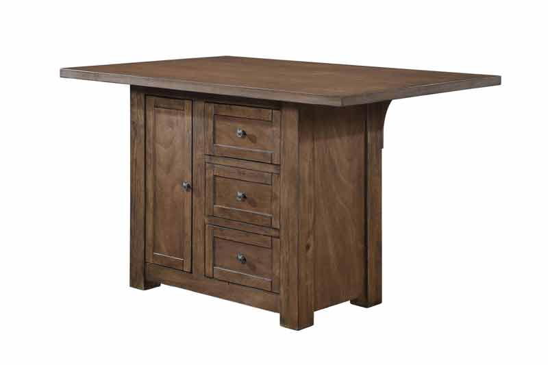 Myco Furniture - Norton 5 Piece Counter Height Table Set in Walnut - NT200-PT-5SET - GreatFurnitureDeal