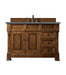 James Martin Furniture - Brookfield 48" Country Oak Single Vanity  w/ 3 CM Cala Blue Quartz Top - 147-114-5276-3CBL - GreatFurnitureDeal