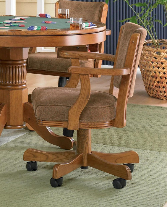 Coaster Furniture - Oak Finish Arm Chair - 100952 - GreatFurnitureDeal