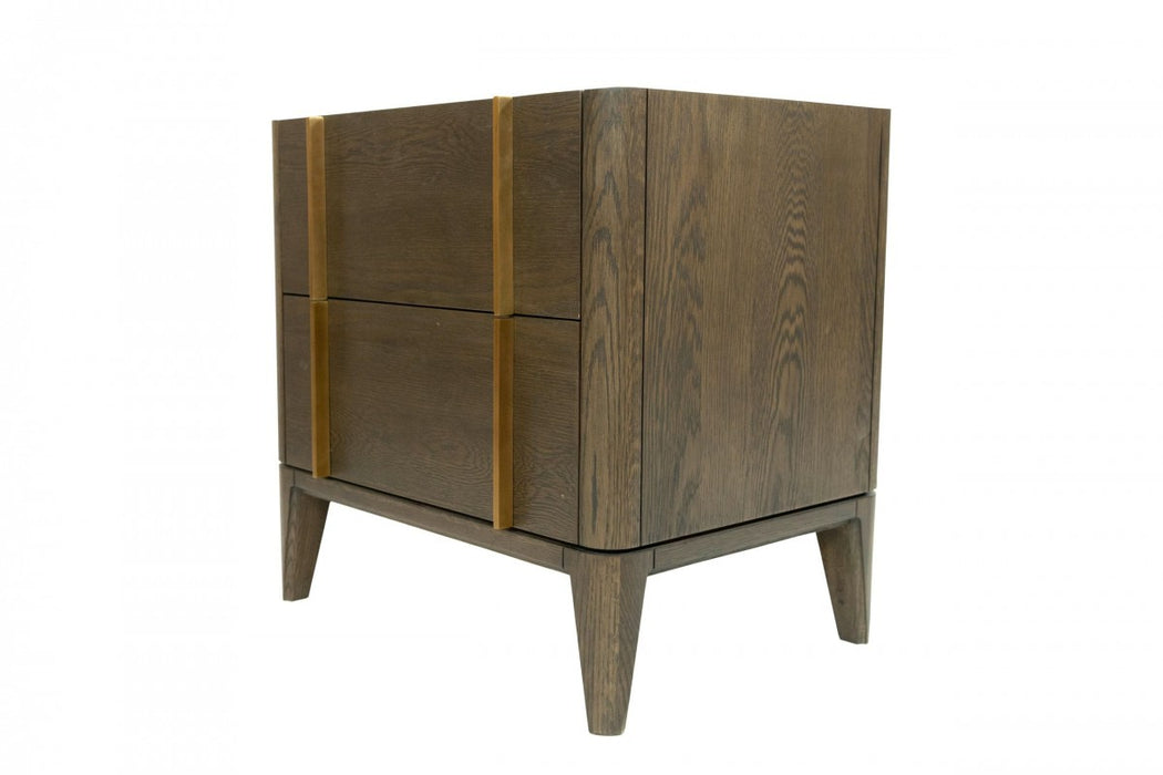 VIG Furniture - Modrest Oakley Mid-Century Dark Brown Nightstand - VGWDLCY-BST02-OA-NS - GreatFurnitureDeal