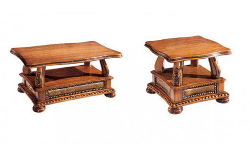 ESF Furniture - Oakman 3 Piece Occasional Table Set - OAKMANCOFFEETABLE-3SET - GreatFurnitureDeal