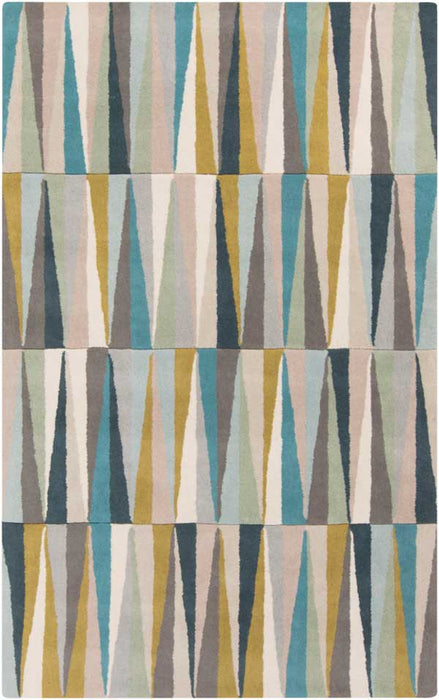 Surya Rugs - Oasis Blue, Brown Area Rug - OAS1095 - 8' x 11' - GreatFurnitureDeal