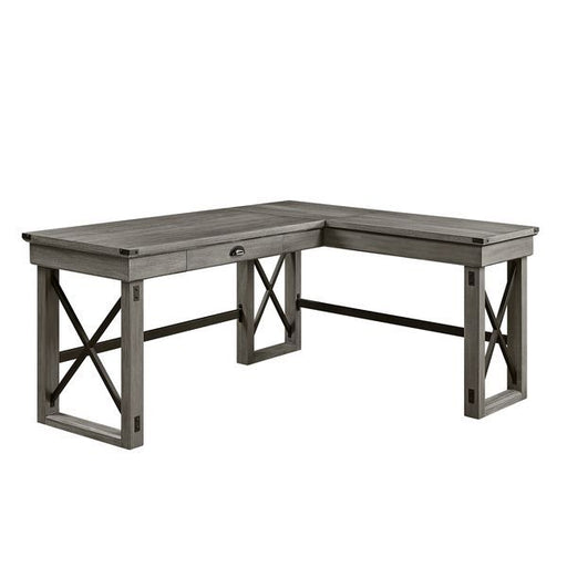Acme Furniture - Talmar Writing Desk in Weathered Gray - OF00054 - GreatFurnitureDeal