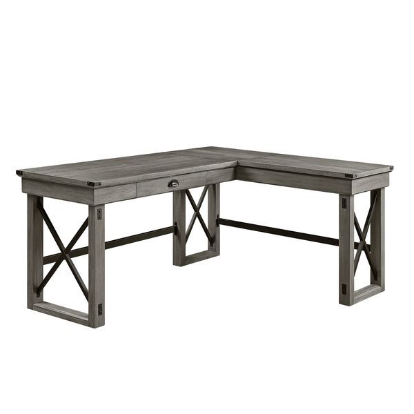 Acme Furniture - Talmar Writing Desk in Weathered Gray - OF00054 - GreatFurnitureDeal