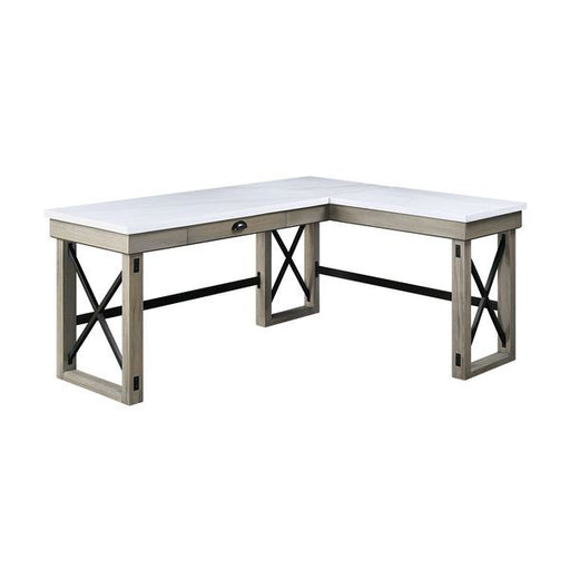 Acme Furniture - Talmar Writing Desk in Rustic Oak - OF00055 - GreatFurnitureDeal