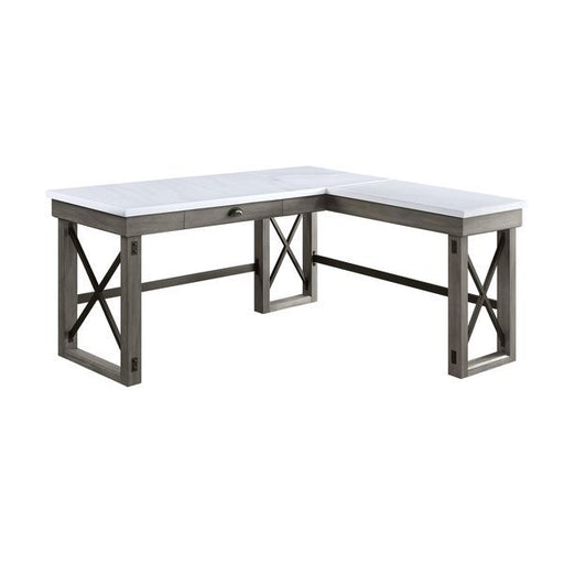 Acme Furniture - Talmar Writing Desk in Weathered Gray - OF00056 - GreatFurnitureDeal