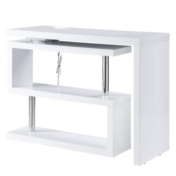 Acme Furniture - Buck II Writing Desk in White - OF00155