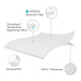 Malouf - Five Sided California King Mattress Protector with Tencel + Omniphase - SLOTCK5P - GreatFurnitureDeal