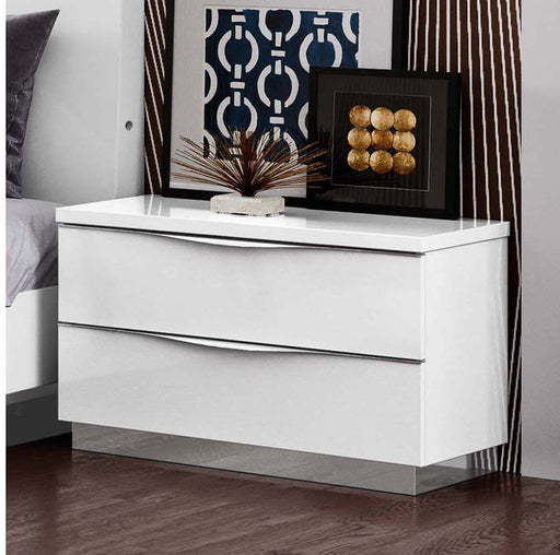 ESF Furniture - Onda 3 Piece King Bedroom Set in White - ONDABEDKSLEGNO-3SET - GreatFurnitureDeal