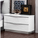ESF Furniture - Onda 6 Piece King Bedroom Set in White - ONDABEDKSLEGNO-6SET - GreatFurnitureDeal