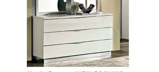 ESF Furniture - Onda Single Dresser - ONDASDRESSERWHITE - GreatFurnitureDeal